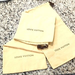 Louis Vuitton dust bags for shoes